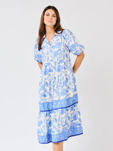 ELOISE PORCELAIN VINES BLUE DRESS