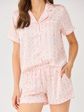 FLORETTE FOLLY PINK CHARLOTTE PJ SHORT SET
