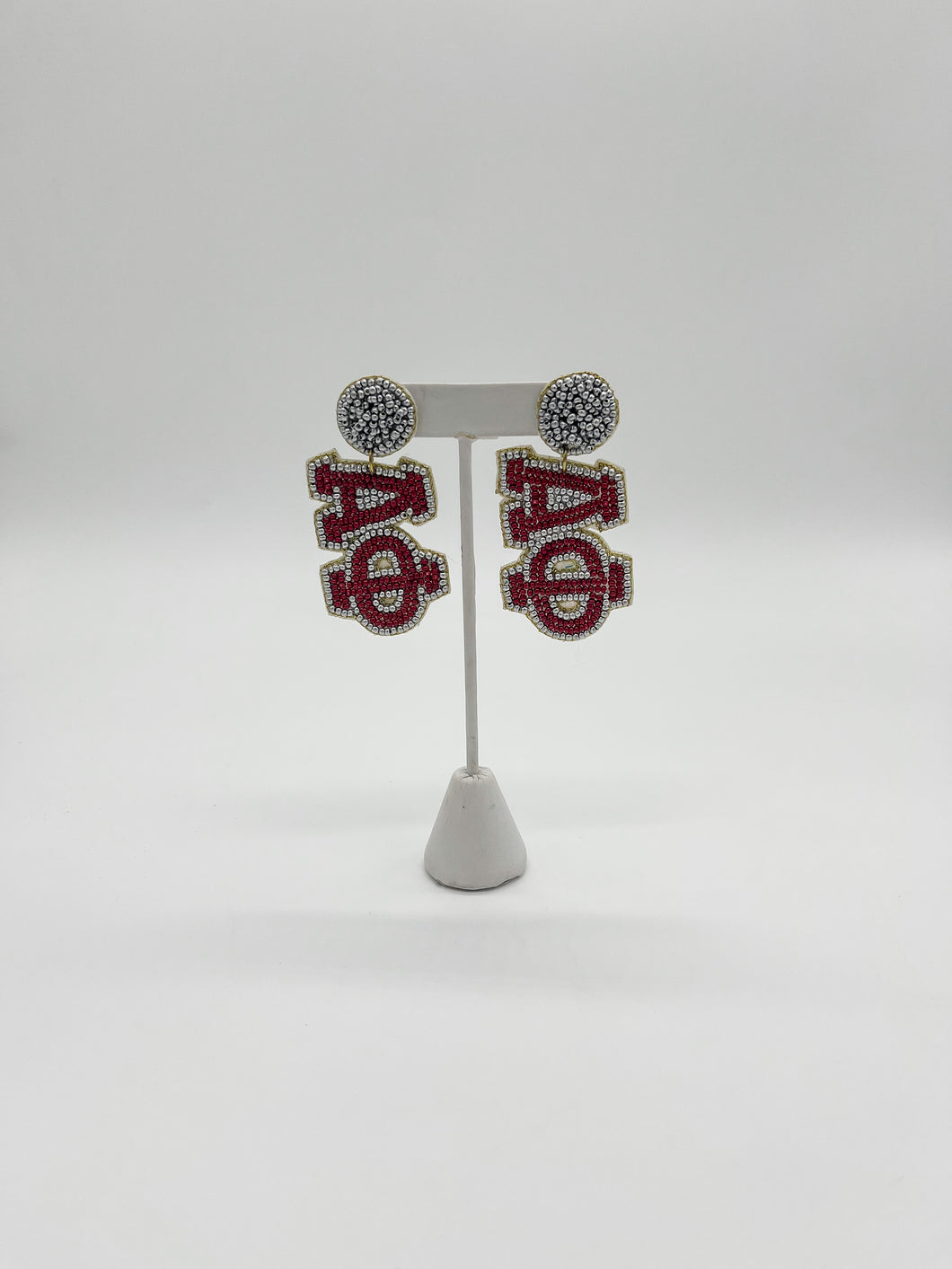 ALPHA PHI BEADED EARRINGS