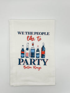 WE LIKE TO PARTY BR TOWEL
