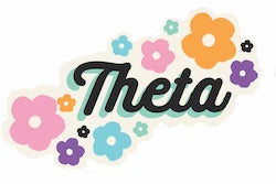 KAPPA ALPHA THETA FLOWER CHILD DECAL