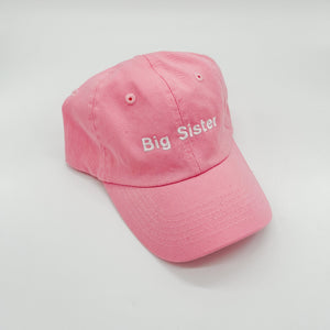 BIG SISTER PINK CHILDS CAP