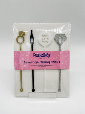 ENGAGEMENT DRINK STIRRERS