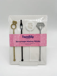 ENGAGEMENT DRINK STIRRERS