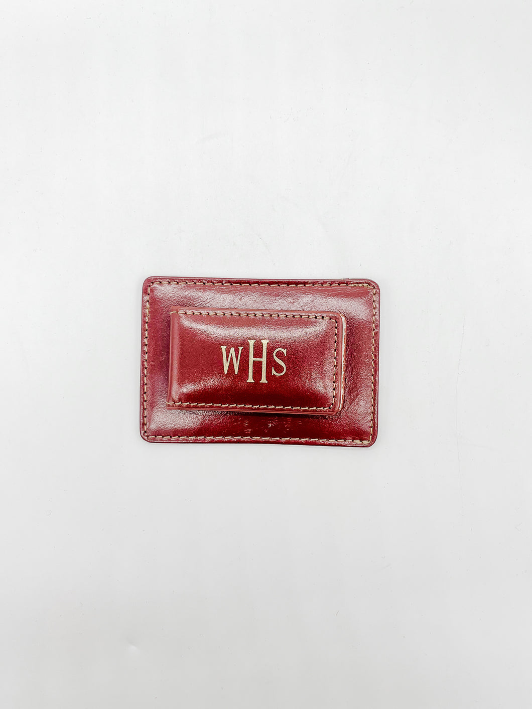 BROWN LEATHER CARD HOLDER
