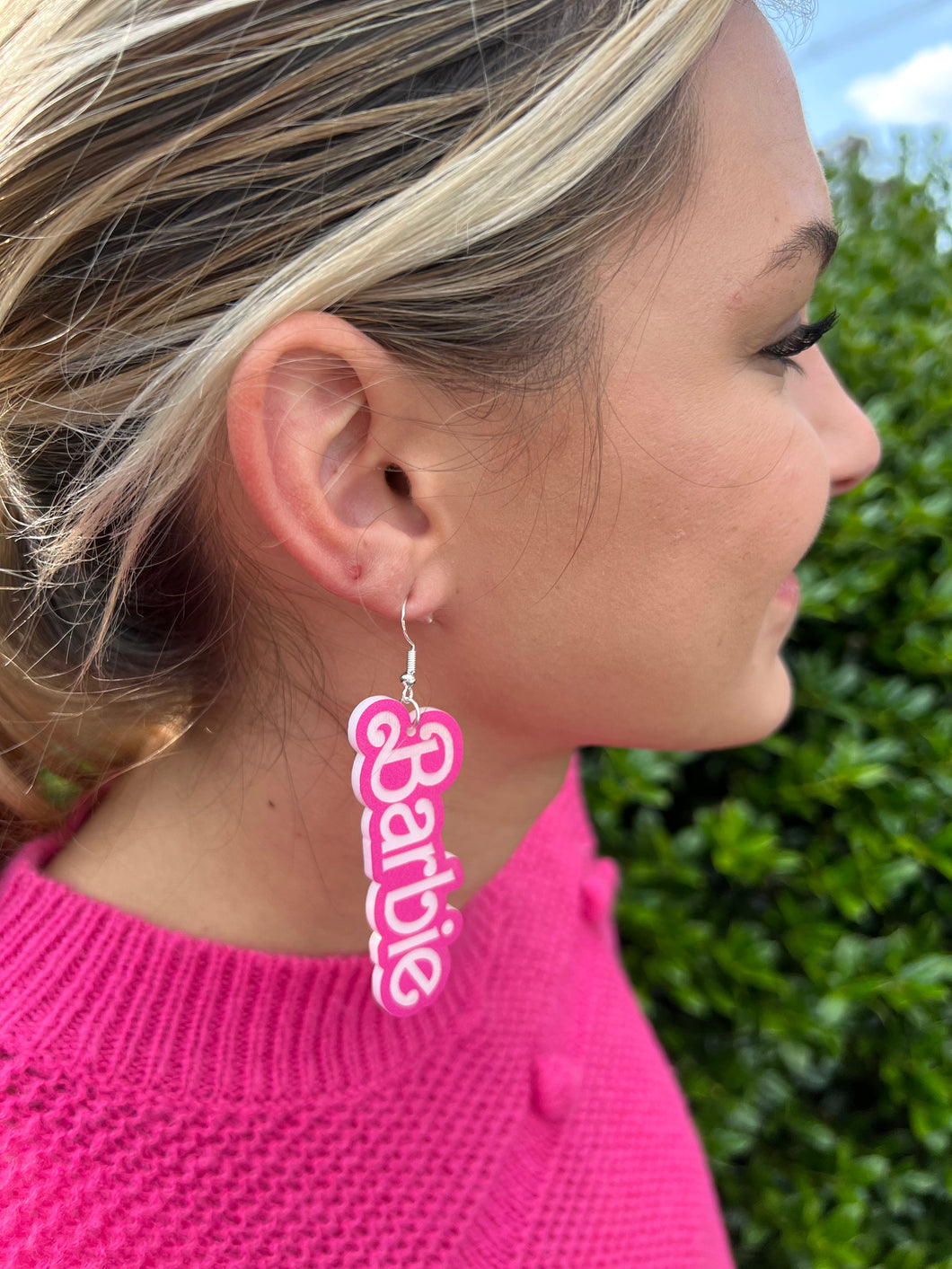 BARBIE NAME DANGLE EARRINGS Sanctuary Home Gifts
