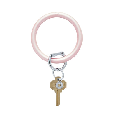 PEARLIZED ROSE KEYRING