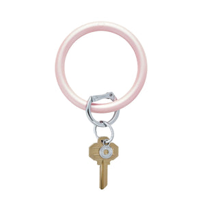 PEARLIZED ROSE KEYRING