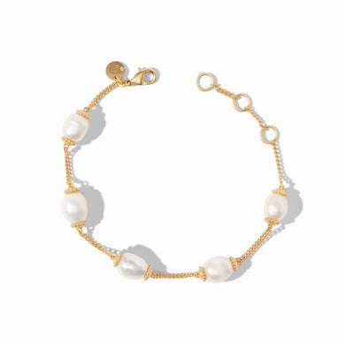FLORA DELICATE BRACELET GOLD PEARL