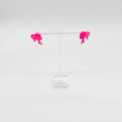 BARBIE SILHOUETTE STUD EARRINGS
