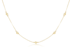 17IN CHOKER SIMPLICITY CHAIN GOLD CLASSIC 4MM GOLD