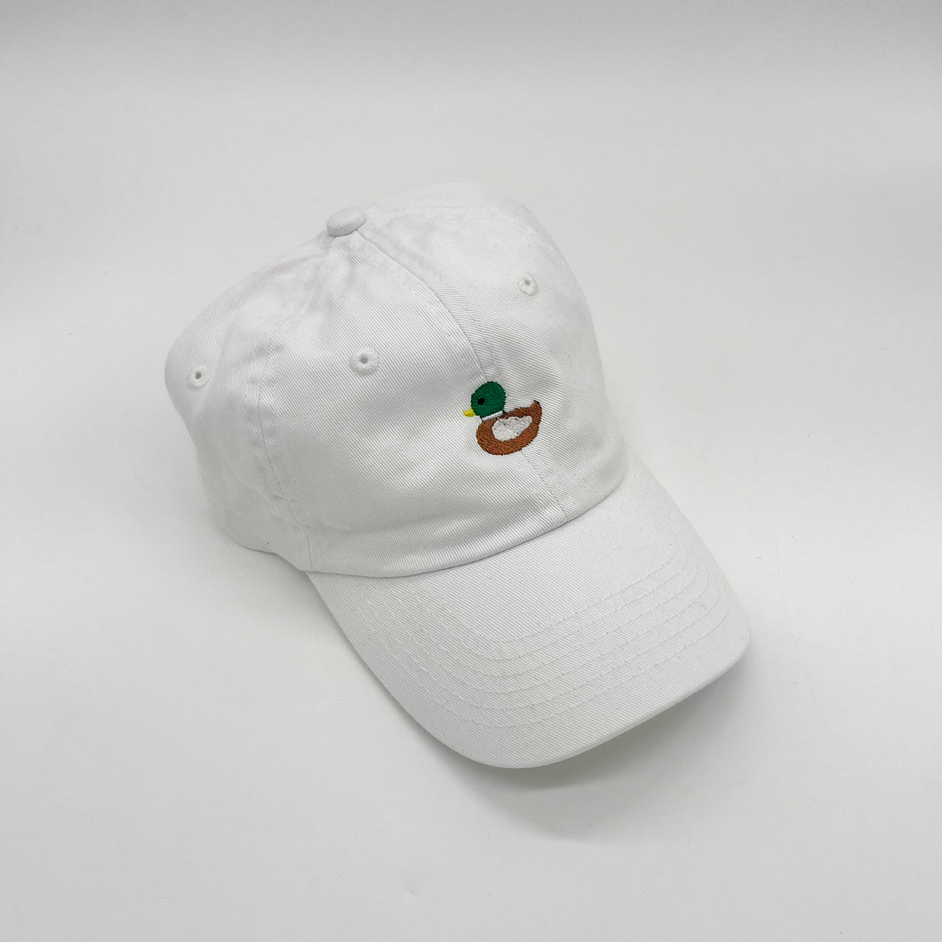 DUCK WHITE CHILDS CAP