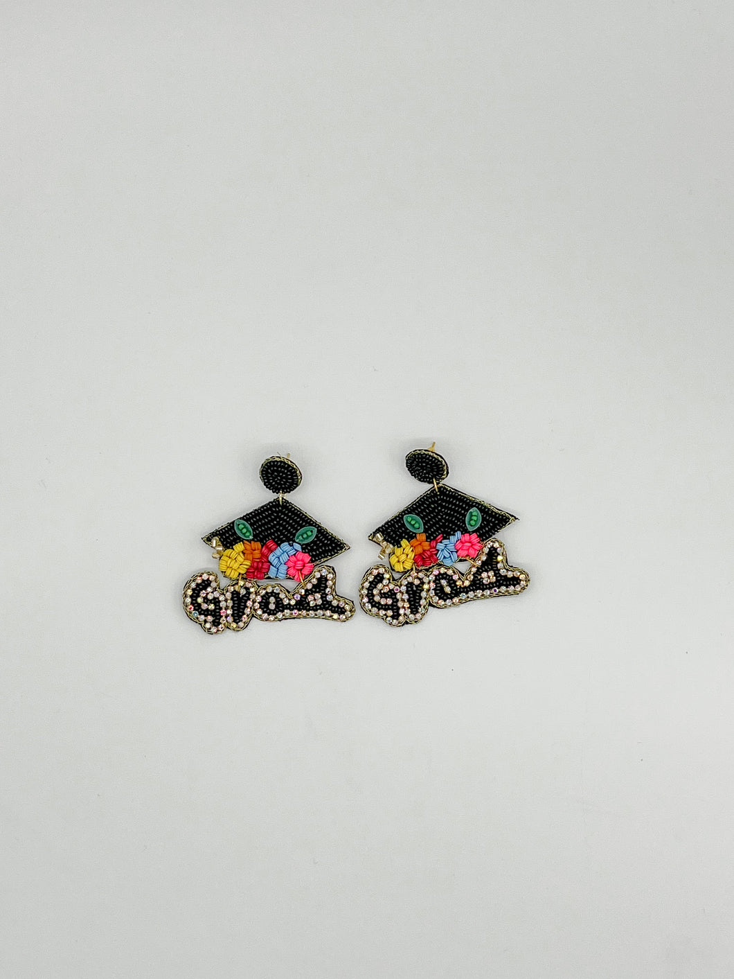 GRAD BEAD EARRING