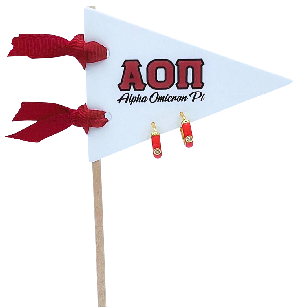 ALPHA OMICRON PI HUGGIE HOOPS