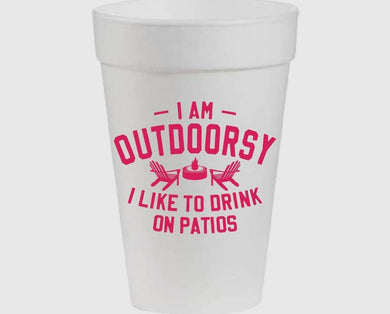 IM OUTDOORSY STYROFOAM CUPS