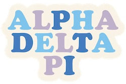 ALPHA DELTA PI MULTI TUMBLER MAGNET