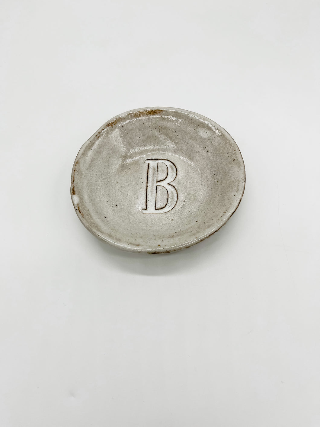 RING DISH INITIAL B