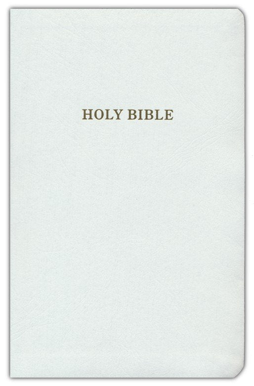 KJV BIBLE COMPACT WHITE
