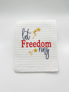 LET FREEDOM RING TOWEL