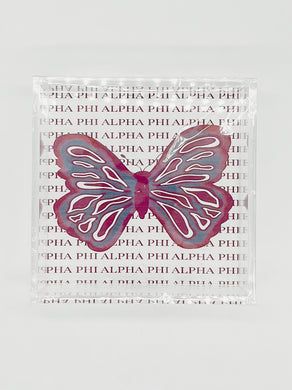 ALPHA PHI BUTTERFLY TRAY