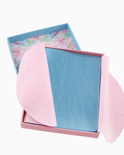 METALLIC LIGHT BLUE MAHJ CARD FOLIO