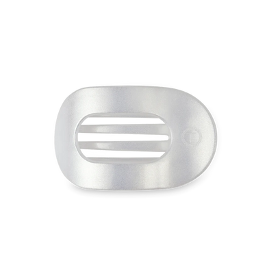 MOTHER OF PEARL LARGE FLAT ROUND CLIP