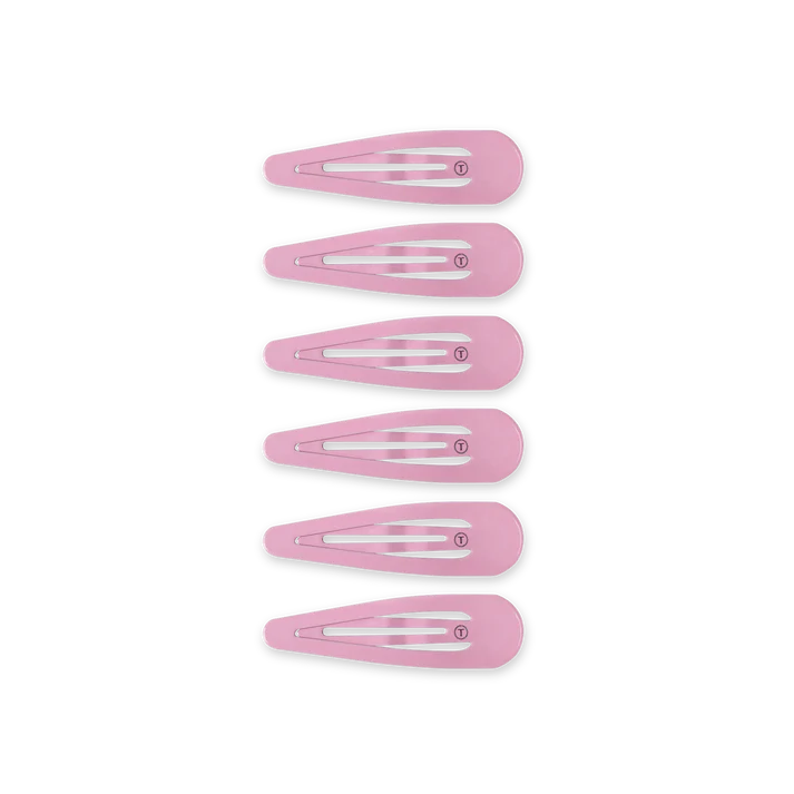 PEARLY PINK SNAP CLIP