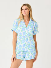SUMMERFAIR BLUE CHARLOTTE PJ SHORT SET
