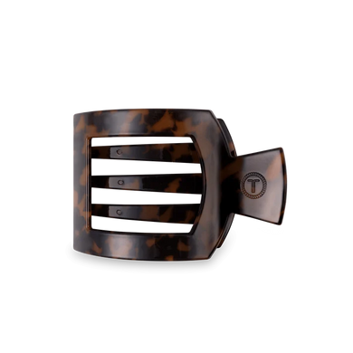 TORTOISE MEDIUM FLAT SQUARE CLIP