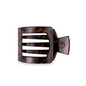 TORTOISE MEDIUM FLAT SQUARE CLIP