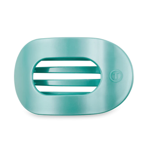 TOTALLY TURQUOISE LARGE FLAT ROUND CLIP
