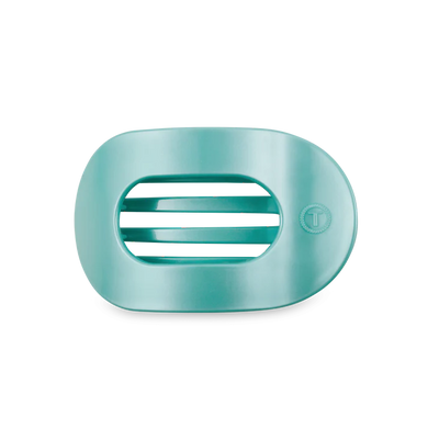 TOTALLY TURQUOISE MEDIUM FLAT ROUND CLIP