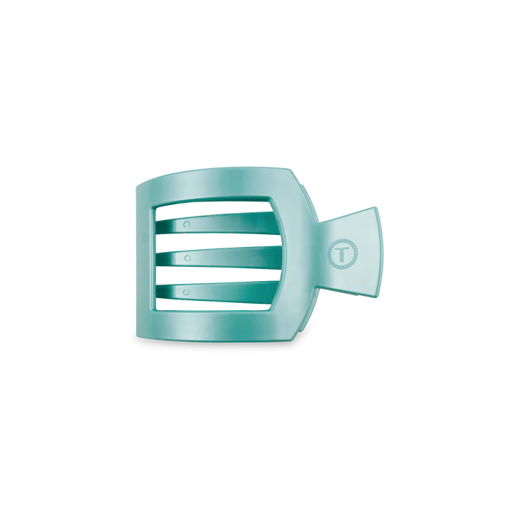 TOTALLY TURQUOISE SMALL FLAT SQUARE CLIP