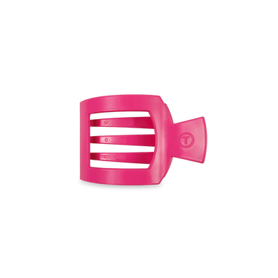 PARADISE PINK SMALL FLAT ROUND CLIP