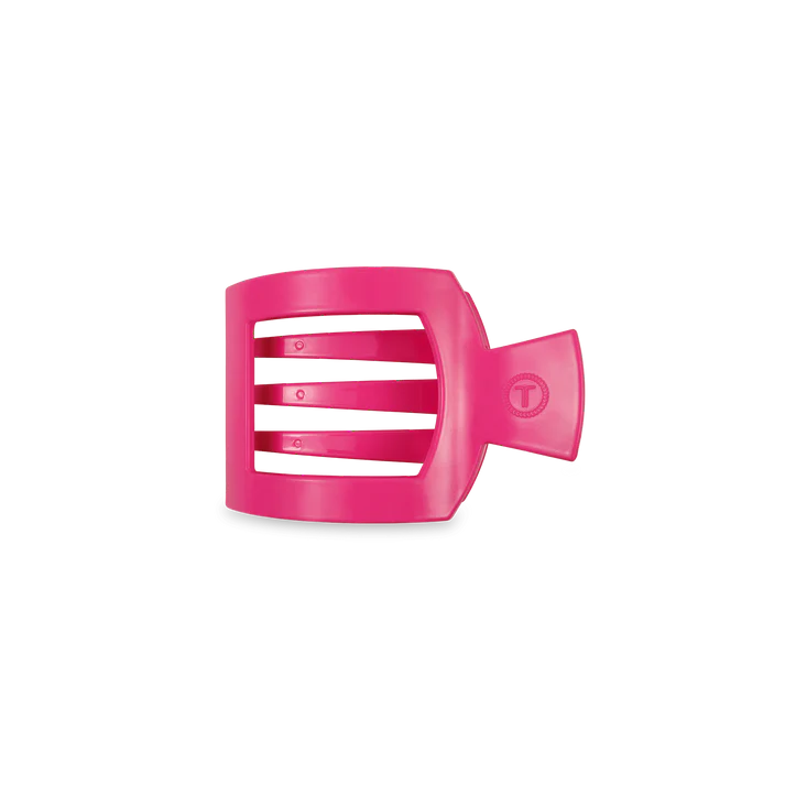 PARADISE PINK SMALL FLAT ROUND CLIP