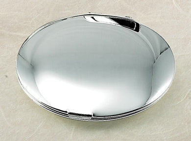ENGRAVED SUPER ROUND COMPACT MIRROR