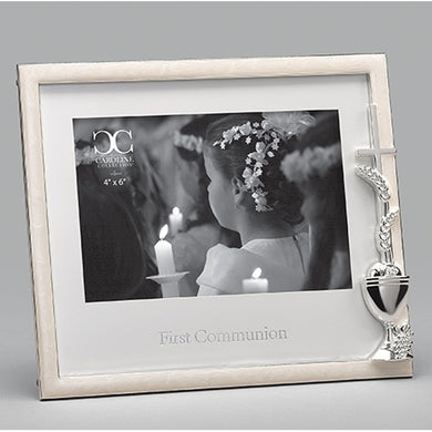 CROSS WHEAT & CHALICE FIRST COMMUNION FRAME