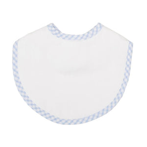 BLUE CHECK TRIM BIB
