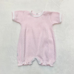 GIRL BABY BUBBLE PINK 12 MONTH