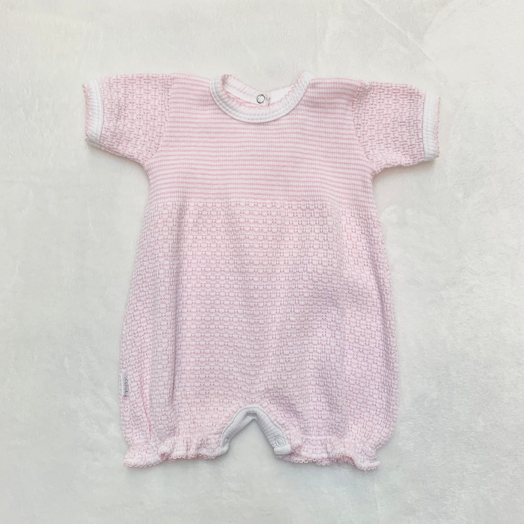 GIRL BABY BUBBLE PINK 12 MONTH