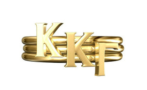 KAPPA KAPPA GAMMA STACK RING