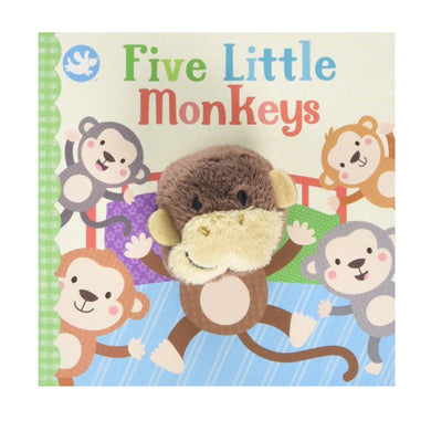 FIVE LITTLE MONKEYS FINGER PUPPET BOOK