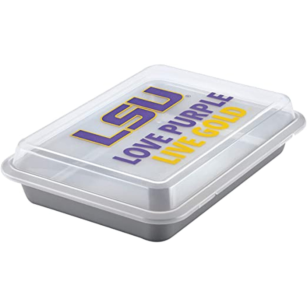 9X13 CAKE COVER LOUISIANA STATE UNIVERSITY – Sanctuary Home & Gifts