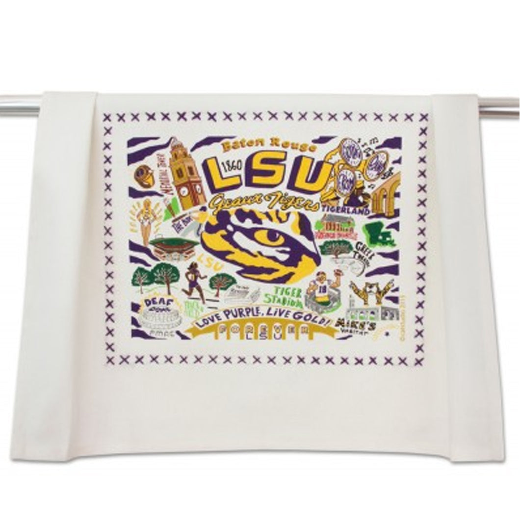 LOUISIANA STATE UNIVERSITY DISH TOWEL