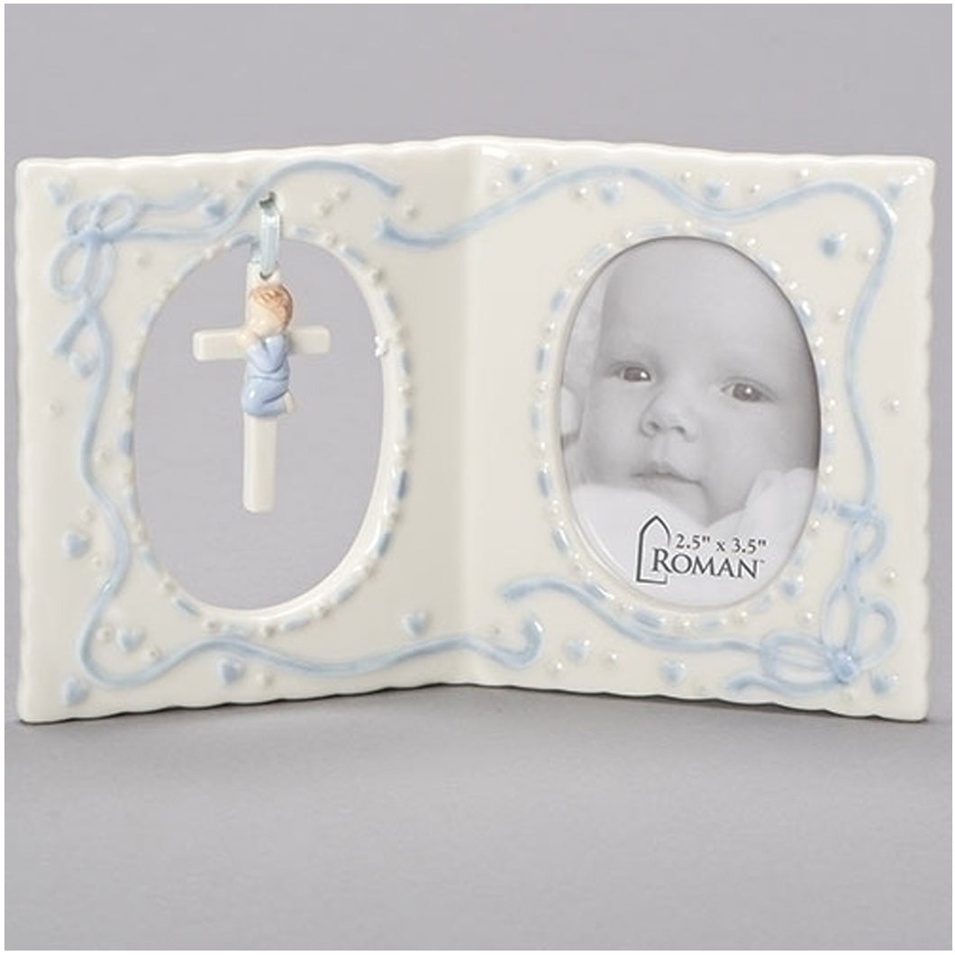 BOY FRAME WITH CROSS
