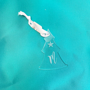 ENGRAVED ACRYLIC TREE ORNAMENT