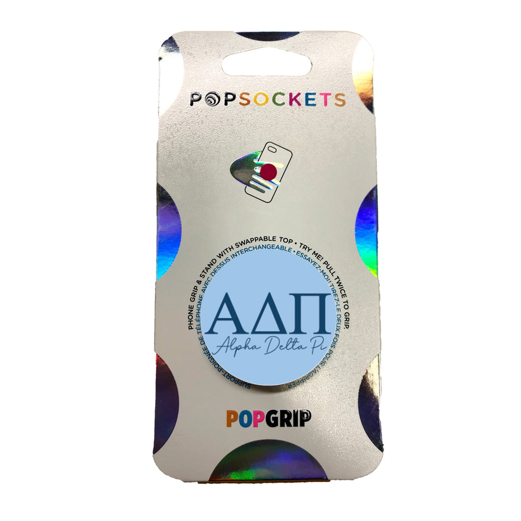 ALPHA DELTA PI TWO COLOR POPSOCKET