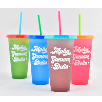 ALPHA GAMMA DELTA COLOR CHANGING CUP