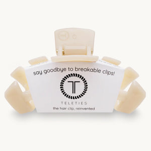 ALMOND LARGE CLAW CLIP