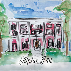 ALPHA PHI HOUSE BLANKET